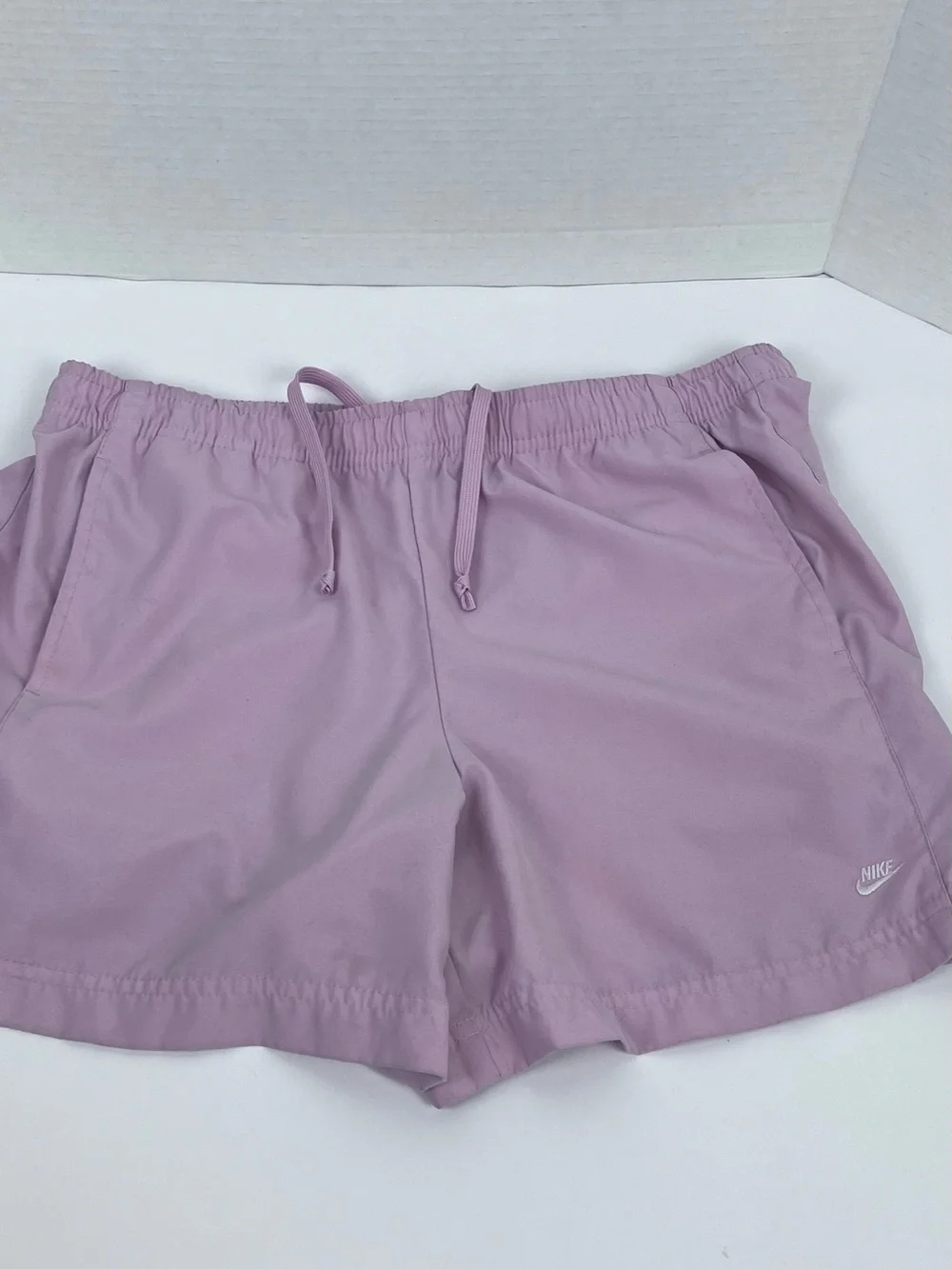 Nike Sportswear Women's Pink Drawstring Unlined Shorts Size M; Casual, Travel